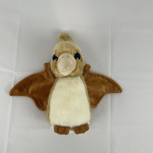 Adventure Planet Pterodactyl Dinosaur 8" Plush Stuffed Animal Toy Big Pink Eyes - Picture 5 of 7